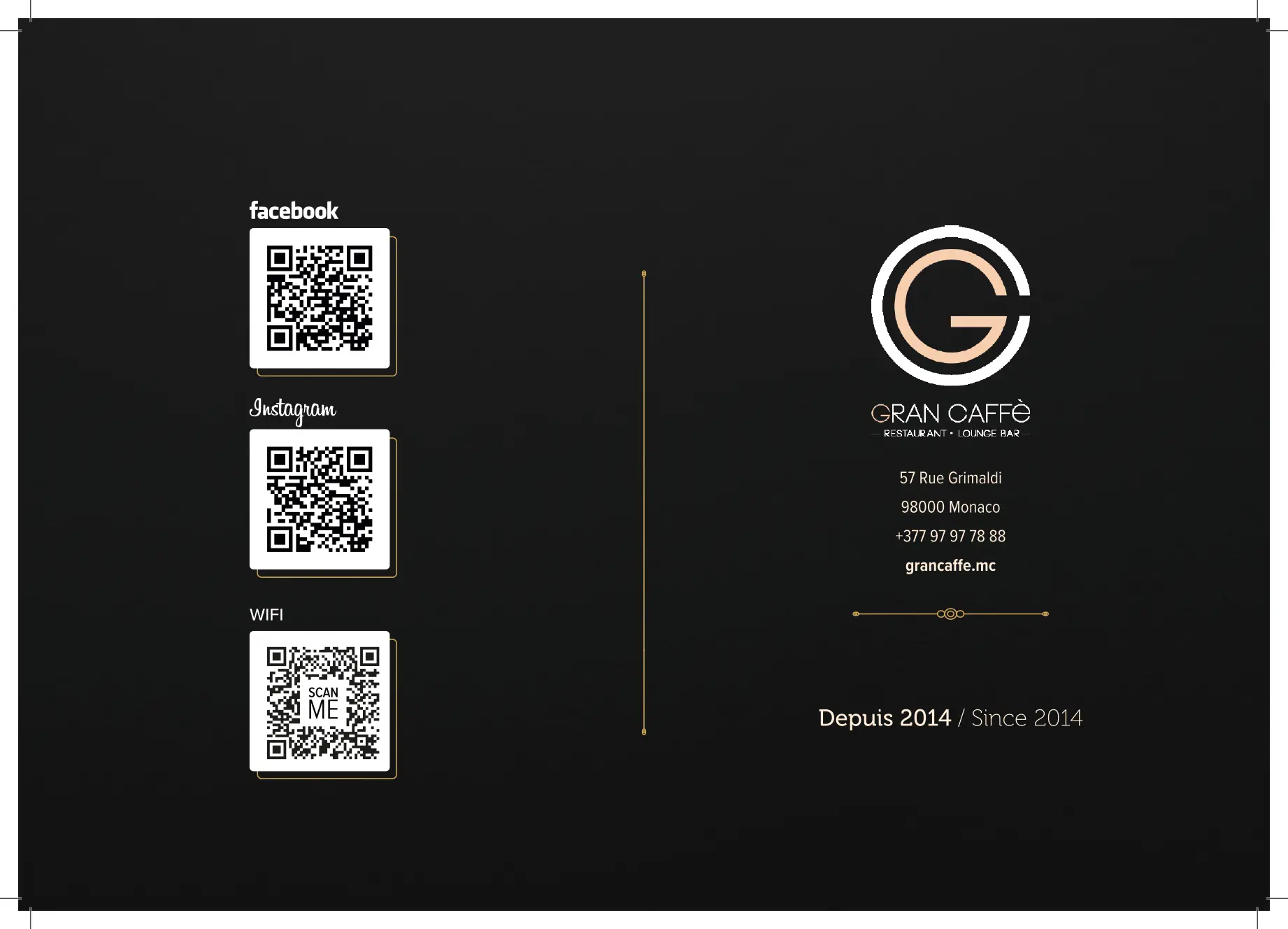 Gran Caffè menu page 12